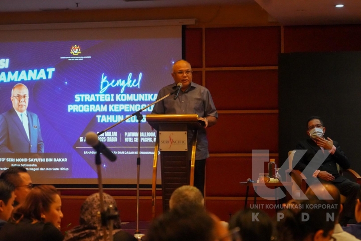 SESI AMANAT BERSAMA YBHG KSU KPDN DI BENGKEL STRATEGI KOMUNIKASI PROGRAM KEPENGGUNAAN TAHUN 2025
